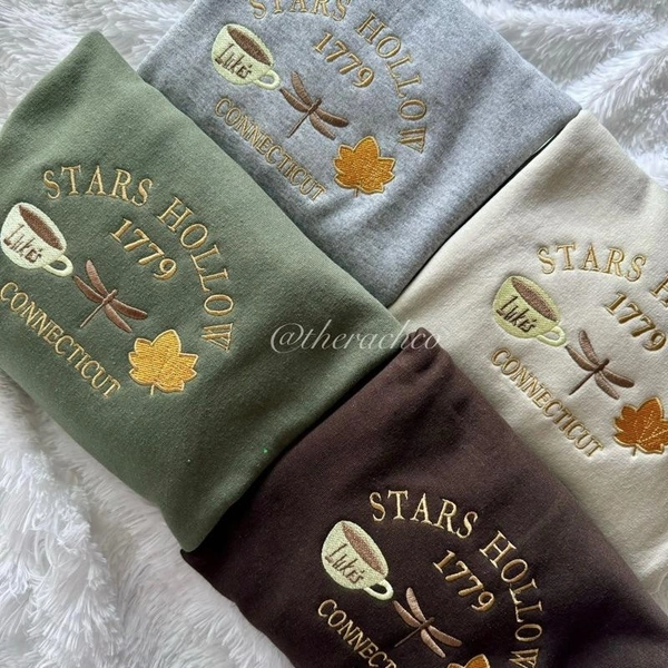 Embroidered Sweatshirt, Fall Embroidered Sweatshirt, Sweatshirt - TikTok Shop