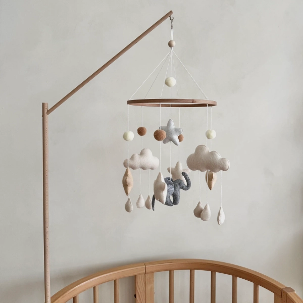the dreaming elephant - baby mobile