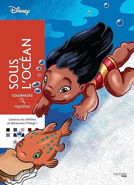 Coloriages mystères Disney - Sous l'océan