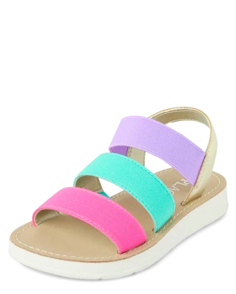 Toddler Girls Colorblock Sandals - Multi