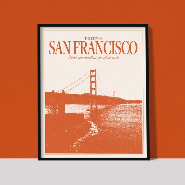 san francisco art print — gab art & design