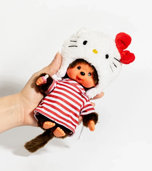 Peluche Monchhichi Kiki - Hello Kitty | Default Title