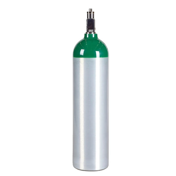 New Medical D Oxygen Aluminum Cylinder CGA 870 Post Valve | Gas Cylinder Source