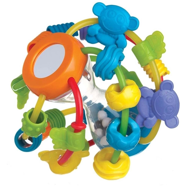Playgro Bend & Twist Ball, Ab 6 Monaten, Farblich Sortiert, BPA-frei,Bunt, 40186