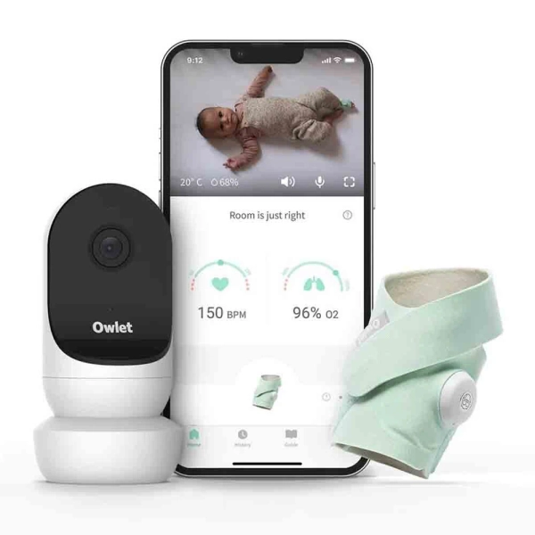 Owlet Monitor Duo 2 Smart Sock 3 + Cam 2 HD Video Camera | Default Title