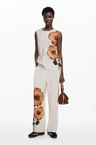 Floral pants women's I Desigual.com