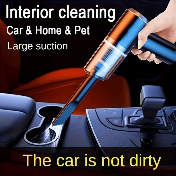 USB Charged Handheld Vacuum Cleaner: Dual Battery, 36V or Below, 18650 Li-ion Battery, Suitable for Home and Car Use