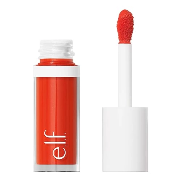 e.l.f. Camo Liquid Blush, fard à joues liquide longue durée, pour une couleur hautement pigmentée, assure une finition douce, baptisée, végétalien et sans cruauté envers les animaux, orange gorg - Gorg Orange - 4 ml (Lot de 1)