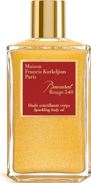 Baccarat Rouge 540 Scented Sparkling Body Oil
