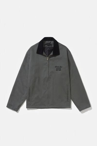 Jaqueta Boxy Twill Grey Suede