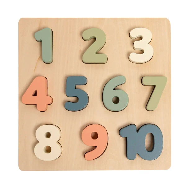 Wooden Number Puzzle