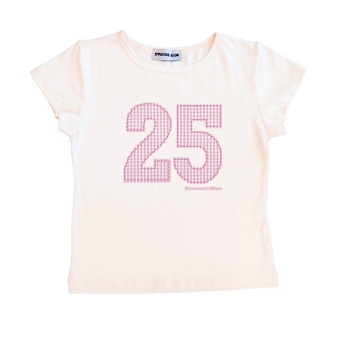 Gingham Jersey Cap Sleeve