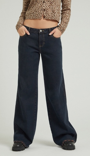 PacSun Dark Indigo Low Rise Baggy Jeans | PacSun
