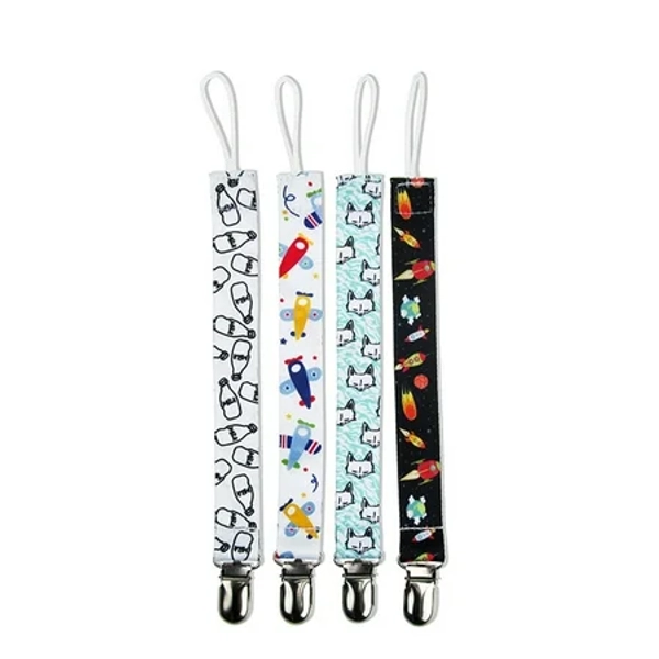 4Pcs Baby Pacifier Chain Clip Holder Nursing Teether Dummy Soother Nipple Strap - Walmart.ca