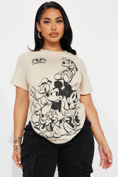 Mickey Mouse Sensational Six Tshirt - Sand