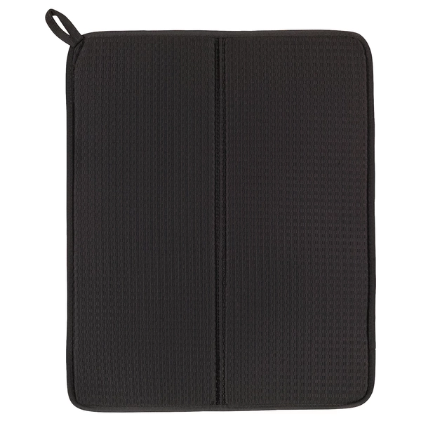 NYSKÖLJD Dish drying mat - dark gray 17 ¼x14 ¼ "