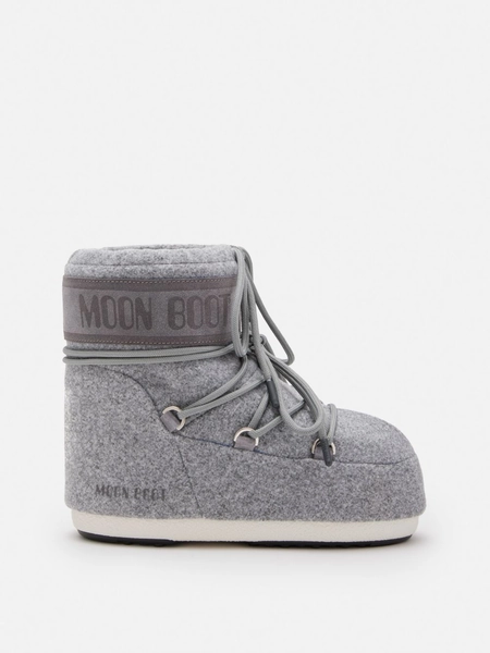 ICON LOW GREY FELT BOOTS | Moon Boot® Official US Store