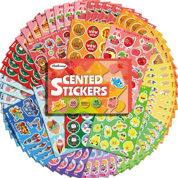 900+ pcs smelly stichers scratcher   stickers 7 theme - Temu