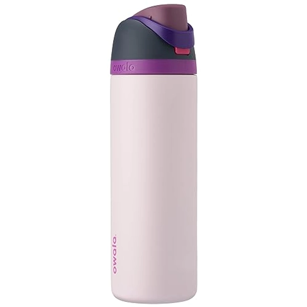 Owala FreeSip Insulated Stainless Steel Water Bottle with Straw for Sports, Travel, and School BPA-Free Sports Water Bottle, 32 oz, Dreamy Field - 32 Ounces - Dreamy Field