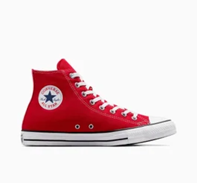 Unisex Converse Chuck Taylor All Star Classic Colour High Top Red
