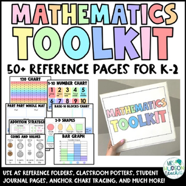 Math Toolkit K-2 | Reference Pages | Posters | Anchor Charts
