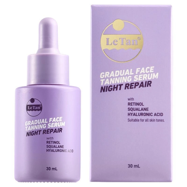 Buy Le Tan Gradual Face Tanning Serum Night Repair 30ml online at Chemist Warehouse