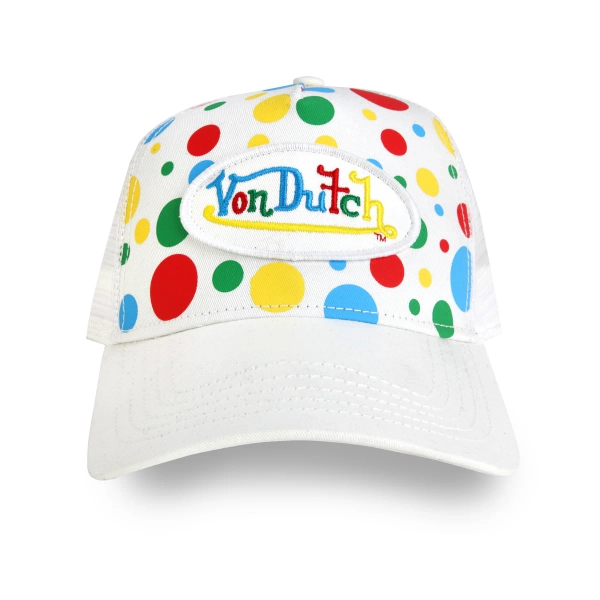 White Polka Dot Trucker | Default Title