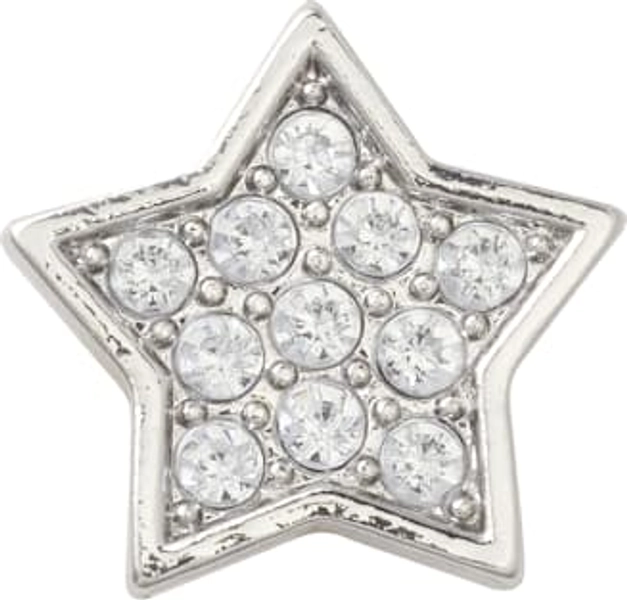 Silver Star croc charm