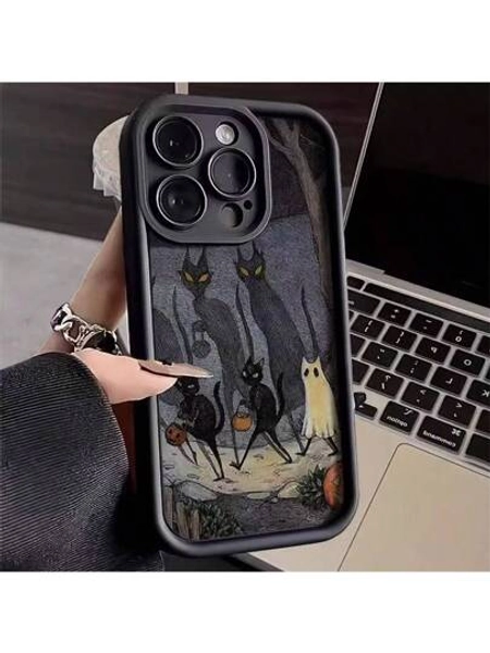 Funda de teléfono suave de TPU para iPhone 16, con orificio de cámara de precisión, con grosor y alta protección, resistente a arañazos y huellas dactilares, compatible con iPhone 7/8/11/12/13/14/15/X/Xr/Xs/Plus/Pro/Pro Max/SE2