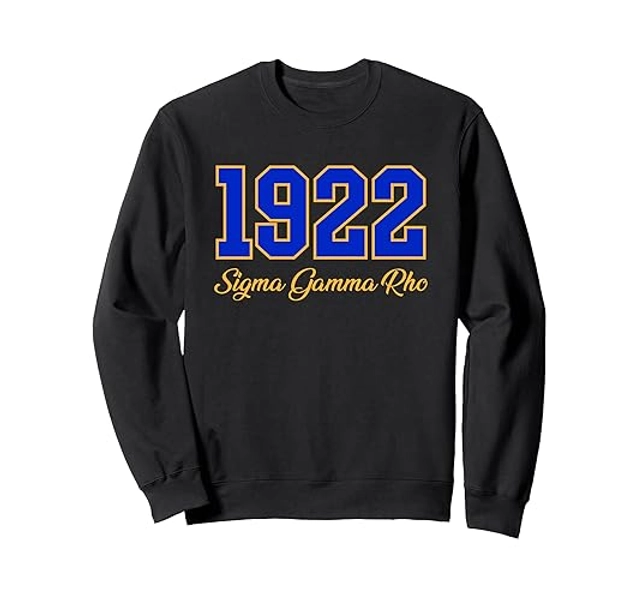 Sigma Gamma Rho Sorority Paraphernalia, Sigma Gamma Rho HBCU Sweatshirt - Adult Unisex - Royal Blue - XX-Large