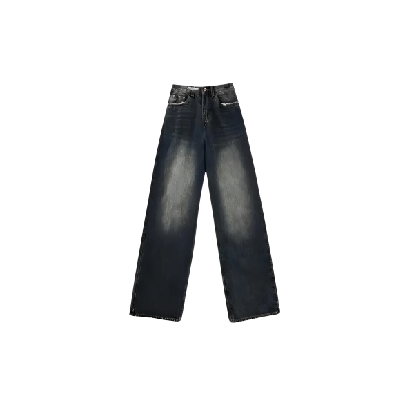 black washed jeans