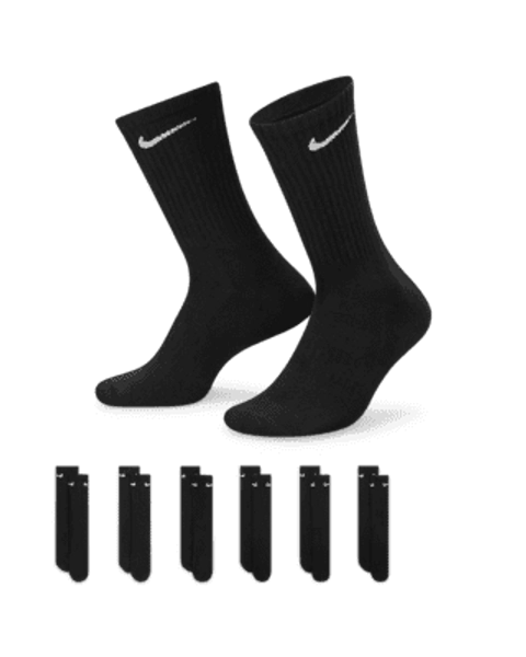 Nike Everyday Cushioned Training Crew Socks (6 Pairs)