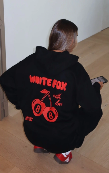With Love In The Moment Oversized Hoodie Black | 3XS/XXS