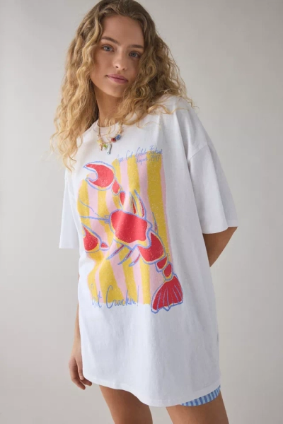 BDG Lobster Graphic Cotton T-Shirt Dress