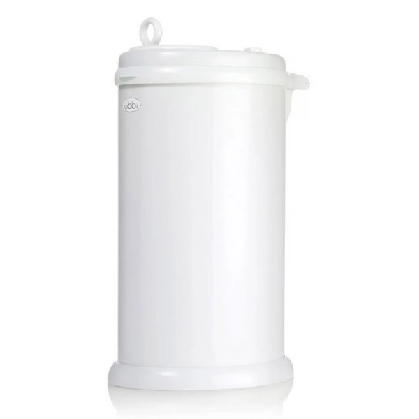 Ubbi Nappy Disposal Unit White | Nappy Bins | Baby Bunting AU