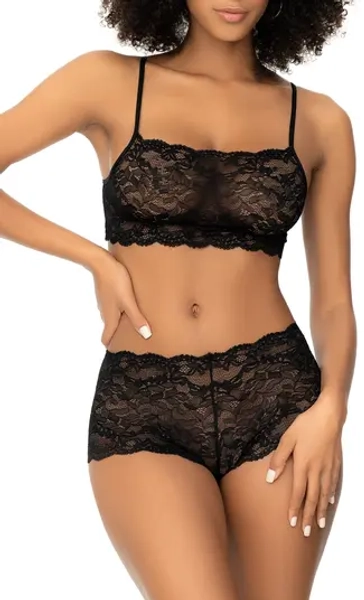 Mapale Lace Bralette & Boyshorts Set | Nordstrom