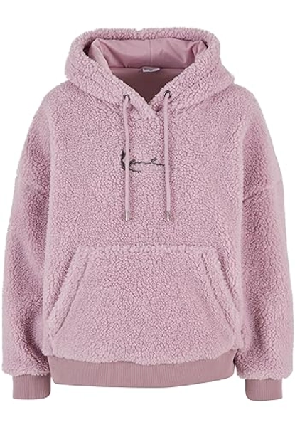 Karl Kani Metal Signature Teddy Os Hoodie - M - Rose