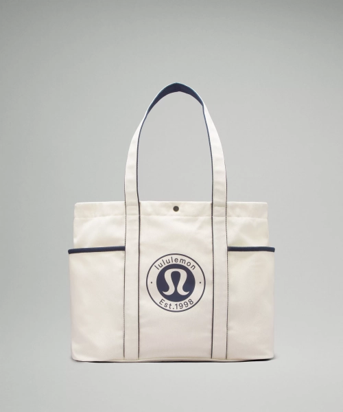 Daily Multi-Pocket Canvas Tote Bag 20L *Logo