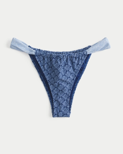 Side Strap High-Leg Cheekiest Bikini Bottom