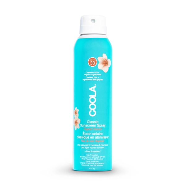 Coola Classic Body Organic Sunscreen Spray SPF 30 Tropical Coconut 177ml