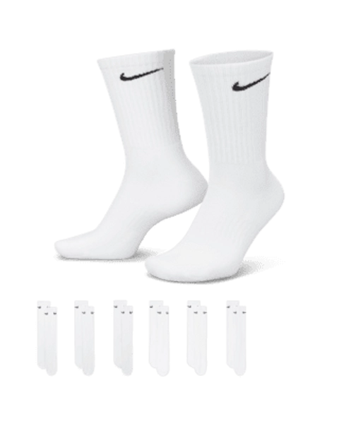 Nike Everyday Cushioned Training Crew Socks (6 Pairs)