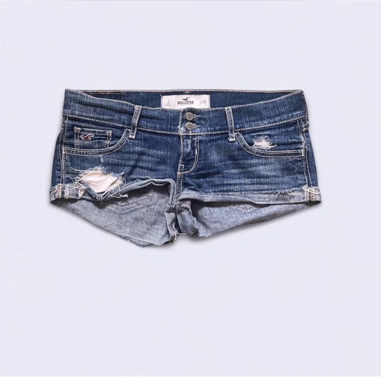 Hollister Denim Low Rise Shorts