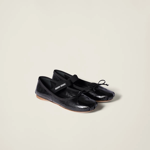 Naplak leather ballerinas