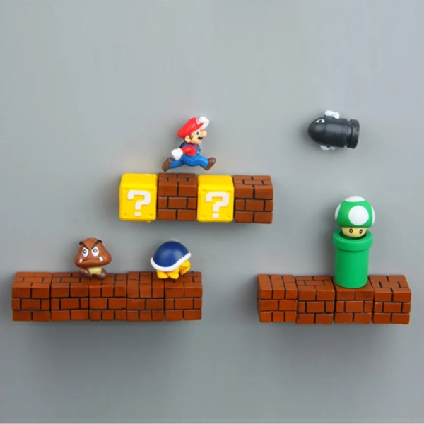 Super Mario Refrigerator Magnet 3D - Kuru Store