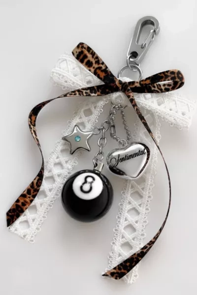Five Fourty Nine Sentimental Bow Keychain | Urban Outfitters
