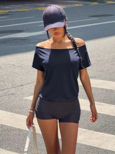 Shein Off Shoulder Shirt 
