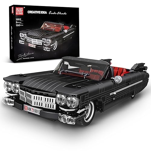Mould King Sports Car Building Block Kits, MOC Racing Car Model Building Sets, Convertible Car Gifts for Kids Age 8+/Adults Collections Enthusiasts-1,245 Pieces