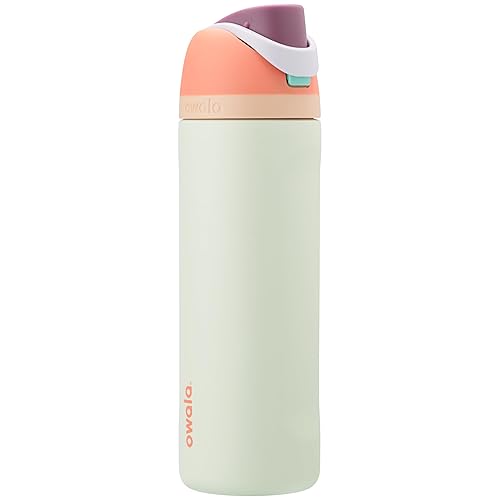 Owala FreeSip Insulated Stainless Steel Water Bottle with Straw for Sports, Travel, and School BPA-Free Sports Water Bottle, 24 oz, Surfs Edge - 24 Ounces - Surfs Edge