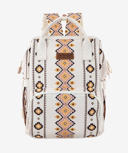 Wrangler Aztec Southwestern Print Diaper Bag | TAN