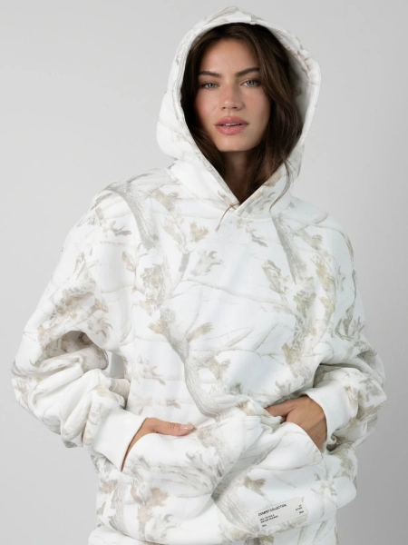 The Camo Hoodie | White Oak / M